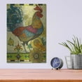 thumbnail image 4 of Luxe Metal Art 'Rooster' by David Galchutt, Metal Wall Art, 12"x16", 4 of 9