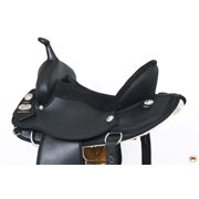 15 In Hilason Horse Trail Pleasure Endurance Synthetic Saddle Black
