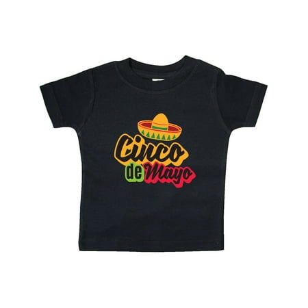 

Inktastic Cinco De Mayo with Sombrero Gift Baby Boy or Baby Girl T-Shirt