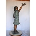 thumbnail image 5 of Young Girl Holding a Butterfly Outside at The Park - Size: 21"L x 11"W x 49"H., 5 of 12