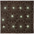 thumbnail image 5 of SAFAVIEH Soho Megan Floral Wool Runner Rug, Brown/Teal, 2'6" x 8', 5 of 8