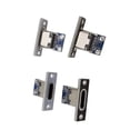 thumbnail image 4 of 20 Conectores USB 3.1 Tipo C de 2 Pines Hembra para Carga de Datos, Base de Carga Eléctrica Pequeña con Placa de Fijación., 4 of 6