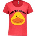 thumbnail image 3 of Inktastic Duck Feeling Ducky Women's Plus Size T-Shirt, 3 of 5