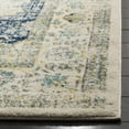 thumbnail image 3 of SAFAVIEH Evoke Teale Traditional Bordered Area Rug, Ivory/Blue, 6'7" x 6'7" Square, 3 of 8