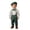 a-Green9355, variant on FINALGANG Boys Toddler Formal Four Piece Outfit With Collared Striped Long Sleeve Shirt Suspenders Pants Matching Newsboy Cap For Wedding Special Occasion Wear Cozy Set