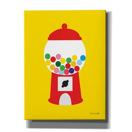Epic Graffiti 'Gumball Machine' by Ann Kelle Designs, Canvas Wall Art, 12"x16"