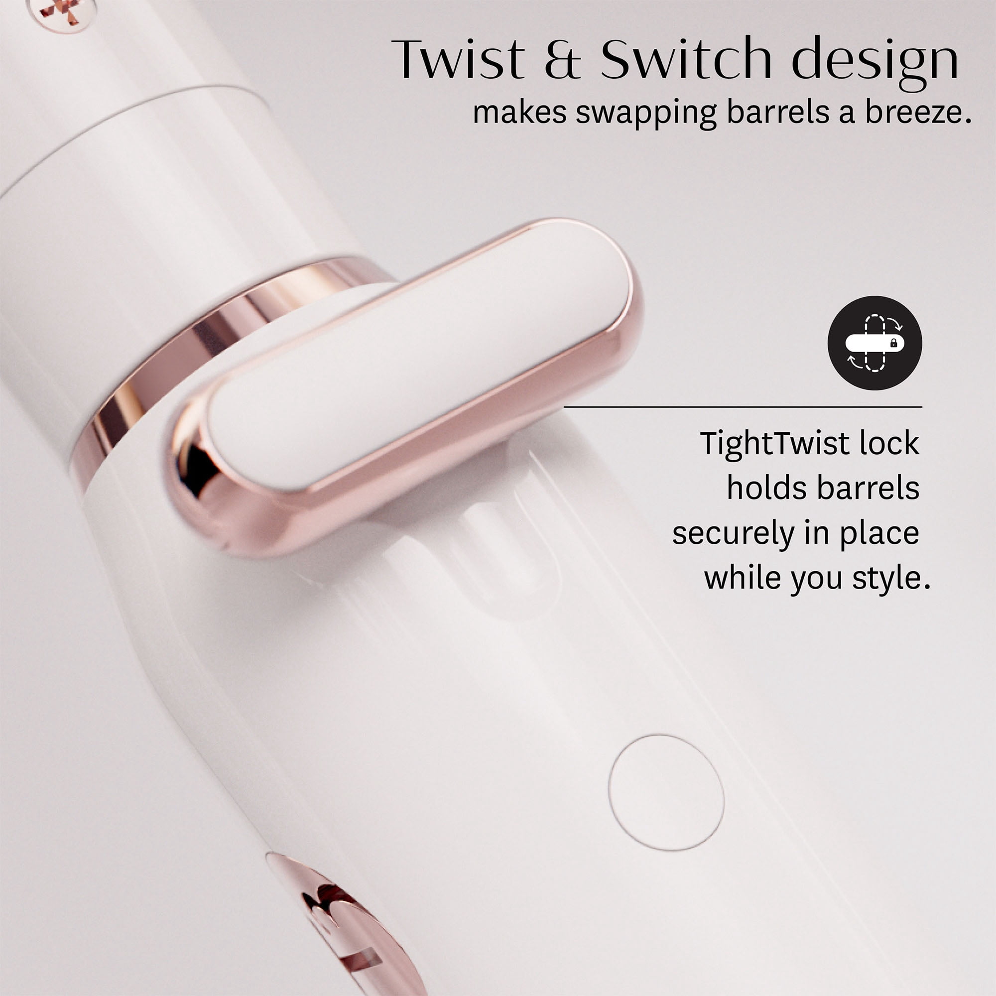 T3 Switch Kit Classic Trio, Curling and Styling Iron with 3 Interchangeable Clip Barrels