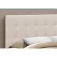 thumbnail image 6 of Bed Headboard Only Queen Size Bedroom Upholstered Linen Look Beige, 6 of 6