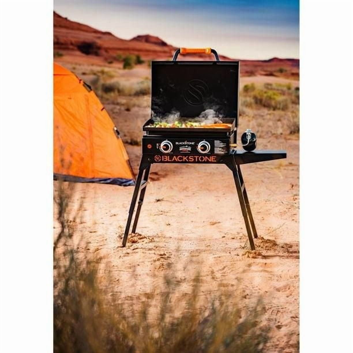 Blackstone Adventure Ready 22" Omnivore Propane Griddle with Stand and Adapter Hose, Griddle