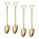 thumbnail image 4 of 4 Uds cucharas con forma de palas cucharas de café cucharas de helado multiusos resistentes cucharas de postre para viaje Picnic hogar restaurante Oro puntiagudo, 4 of 9