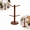 Brown, variant on Wood Mug Tree Stand, 13.78 in 6-Hook Coffee Cup Holder, Natural