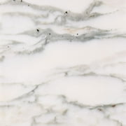 Marbletiledirect Calcatta Verde White Marble 18-inch x 18-inch x 3/8-inch Polished and Beveled Tiles