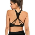 thumbnail image 5 of Strappy Sports Bra for Women Sexy Crisscross Support Yoga Bra with Removable Cups, 5 of 7