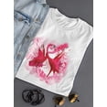 thumbnail image 3 of Two Flamingos T-Shirt Women -SPIdeals Designs, Female 5X-Large, 3 of 4