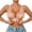 A-Beige639, variant on Women T-Shirt Bras Seamless Front Closure Sports Bralette Shiny Lace Trim Non Padded Wirefree Comfort Gym Running Bra