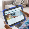 thumbnail image 5 of for iPad 9th 8th 7th Generation (10.2 inch, 2021/2020/2019) Heavy Duty Shockproof Rugged Case with Screen Protector 360° Rotating Stand Hand Strap Shoulder Strap, 5 of 8