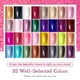 thumbnail image 3 of Set de esmalte de uñas en gel para principiantes JODSONE Ribbon Glitter, 36 colores, 3 of 8