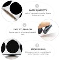 thumbnail image 2 of OUNONA  3 Rolls Printable Labels Chalkboard Stickers Round, 2 of 8