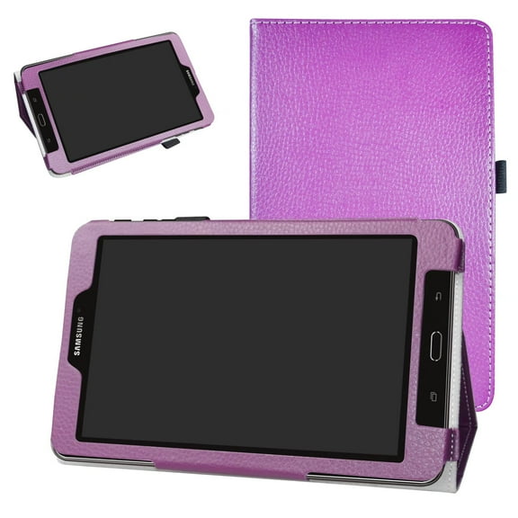 Labanema 8" SAMSUNG GALAXY TAB E 8.0 T377 Case, PU Leather Folio Stand Protective Case, Cover for 8" SAMSUNG GALAXY TAB E 8.0 T377 (Purple)