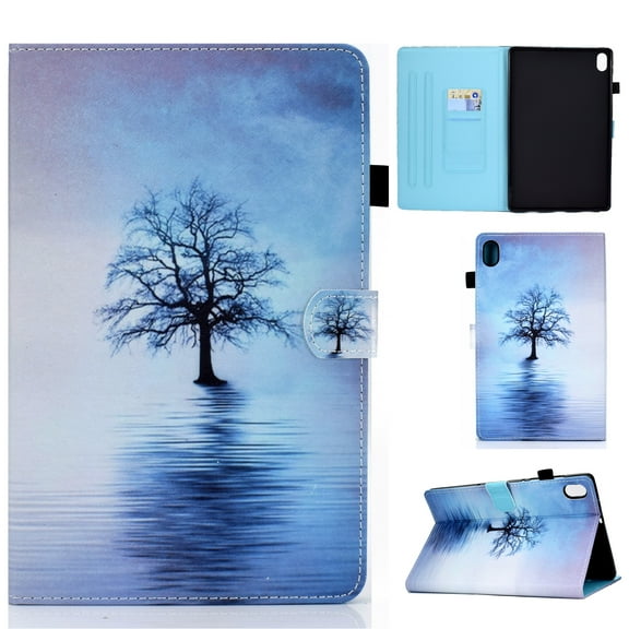 TECH CIRCLE Case for iPad 10th Generation 10.9 Inch 2022,PU Leather Corner Protection Multi-Angle Stand Folio Smart Cover with Auto Sleep/Wake Function for iPad 10.9 Inch 2022 Release,Water Tree