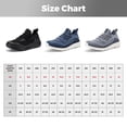 thumbnail image 3 of Fittington Men's Slip on Walking Shoes - Breathable Wide Toe Box Sneakers with Arch Support & 5cm Cushioned Sole, All Day Long Comfort, 3 of 11