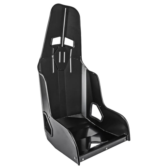 JEGS Aluminum Racing Seat, Black [17 in. Hip Width]