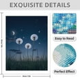 thumbnail image 3 of Diamond Art Kit for Adults, Moonlit Dandelions Starry Sky Night Diamond Painting for Adults Beginners, DIY Diamond Art Painting Kits, 5D Diamond Painting Crafts for Home Decor 12x16 Frameless, 3 of 7