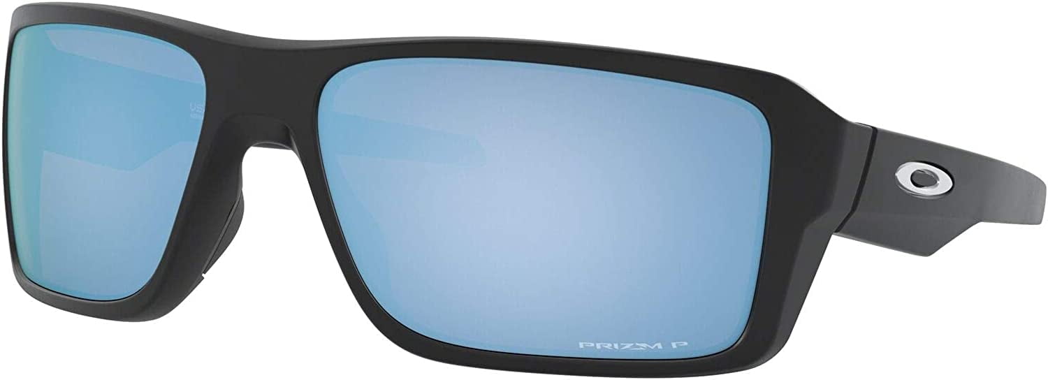 Oakley Men's OO9380 Double Edge Polarized Rectangular Sunglasses