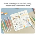thumbnail image 4 of 9Pcs Gel Pens Set Student Multi Colors Pen Journal Mark Pen 0.5mm Tube Hand Account Journal Mark Pen, Retro Style, 4 of 6