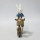 thumbnail image 2 of Figuras de animales de adorno de conejito de Pascua de primavera para escritorio, interior, hogar y oficina. azul, 2 of 6