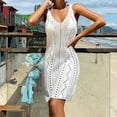 thumbnail image 2 of fatyb Swimsuit Coverup for Women Beach Knit Bathing Suit Cover-Up Womens Bikini Tank Dress Cover Ups, 2 of 7