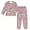 Colorful Marine Life, variant on Fluffy Pajamas Set Fuzzy Winter Warm Pj Sets Pullover Tops and Long Pants Starry Night Sky Pattern Large