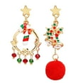 thumbnail image 1 of Bijoux en Liquidation Boucles d'Oreilles Créatives pour Femmes Boucles d'Oreilles de Noël Tendances de Mode Boucles d'Oreilles Rouges B, 1 of 3