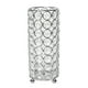 Photo 1 of All the Rages Elegant Designs Chrome Elipse Crystal Vase
