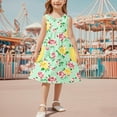 thumbnail image 1 of LOVZFMLL Jupe Débardeur d'Été pour Filles Style Occidental Jupe Princesse Robe Brodée Ajourée pour Filles Été, 1 of 3