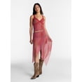 thumbnail image 2 of No Boundaries Mesh Lace Triangle Tank Top, Women's XXS-XXL, 2 of 5
