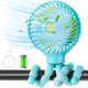 thumbnail image 1 of Ventilador USB,Mini ventilador silencioso,Ventilador para cochecito de bebé,con trípode flexible,Portátil ajustable de 3 velocidades,para camping,oficina,deportes,viajes,USB o con batería, 1 of 5