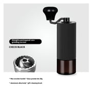 Manual Coffee Grinder CNC Stainless Steel Professional Double Bearing Adjustable Hand Burr Coffee Bean Grinding ,Portable