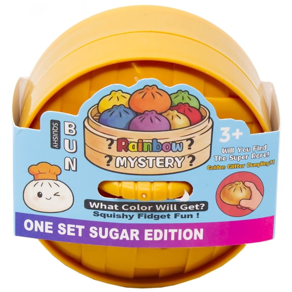 Rainbow Mystery Squishy Bun Sugar Edition Mystery Pack