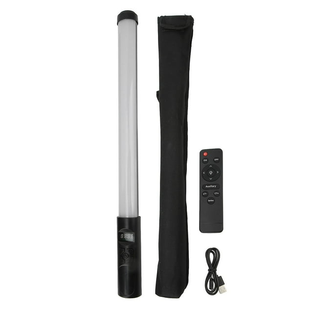 Portable RGB LED Light Stick for Outdoor Photography, Live Fill Light, RGB Color, Beauty