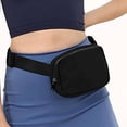 thumbnail image 3 of Riñonera unisex con correa ajustable Mini riñonera para exteriores Senderismo Correr Viajes, Negro, 3 of 5