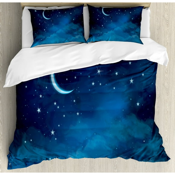 Moon And Stars Bed Set