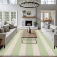 thumbnail image 5 of Green Striped Area Rug 8x10 Washable Rug Non Slip Classic Retro Simple Horizontal Stripes Large Area Rug Soft Stainresistant Indoor Floor Carpet for Living Room Bedroom Office Dining Room Nursery, 5 of 9
