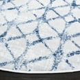 thumbnail image 4 of SAFAVIEH Amelia Floella Geometric Area Rug, Gray/Navy, 6'7" x 6'7" Round, 4 of 11