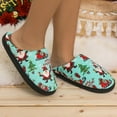 thumbnail image 6 of Christmas Slippers House Shoes for Women Fluffy Soft Cozy Bedroom Cartoon Plush Cute Slippers for Indoor Outdoor Use, 6 of 6