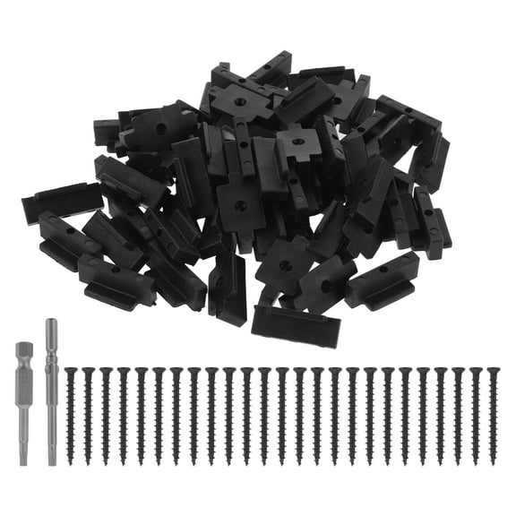 FRCOLOR 1 Set Plastic Deck Fastener Fasteners For Decking Decks Fasteners For Composite Decking Plastic Deck Fasteners Nylon Fasteners For Decking