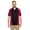 Blk/ Red/ D Chrc, variant on Harriton M385 Men's Advantage Snag Protection Plus IL Colorblock Polo-Black/ Red/ Dark Charcoal-2XL