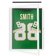 thumbnail image 3 of Americanflat Lockable Jersey Display Case - Baseball, Basketball, Football Shirt 21x31 White, 3 of 9