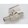 thumbnail image 1 of Elkhart Supply Valve d'Arrêt d'Eau Fraîche 51200 BestPEX; Valve à Bille; Droite; Raccord PEX 3/8 Po x PEX 3/8 Po; Arrêt 1/4 de Tour; Laiton; avec Code-Barres, 1 of 5