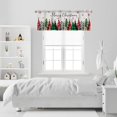 thumbnail image 4 of Christmas Kitchen Curtains Short and Valance Set Buffalo Plaid Xmas Tree Dining Room Fabric Curtain Drapes Winter Holiday Cafe Curtains Valance for Home Decor, 4 of 5